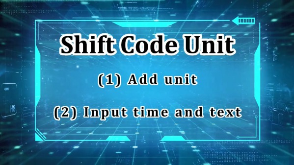 EP Manual - Shift Code Unit