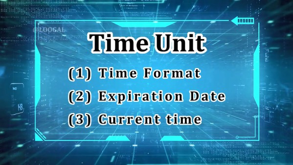 EAN Manual - Time Unit