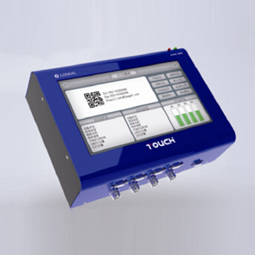 First touch screen as controller printer, used in PI industry